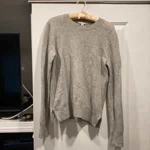 Gray lambs wool sweater(size M), rarely worn.